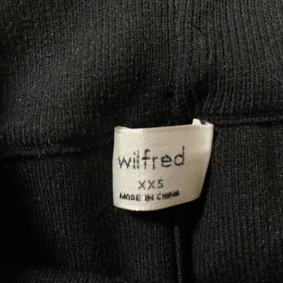 Aritzia Wilfred Mackenzie Black XX-Small Women's Knit Bicycle Shorts EUC - Picture 4 of 14